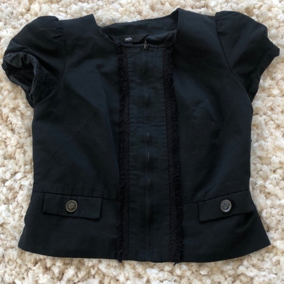 MOSSIMO | Black MOSSIMO Zip Top, Size Small - Picture 1 of 4